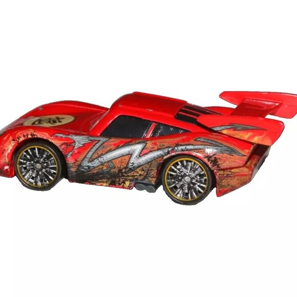 MATTEL PIXAR CARS LIGHTNING MCQUEEN TOKYO MATER DRAGON - Picture 4 of 5